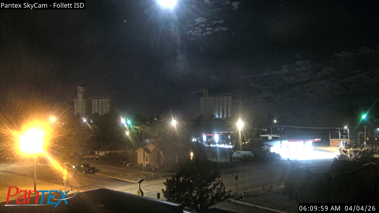 Thumbnail for current weather camera view from Follett ISD in Follett, Texas