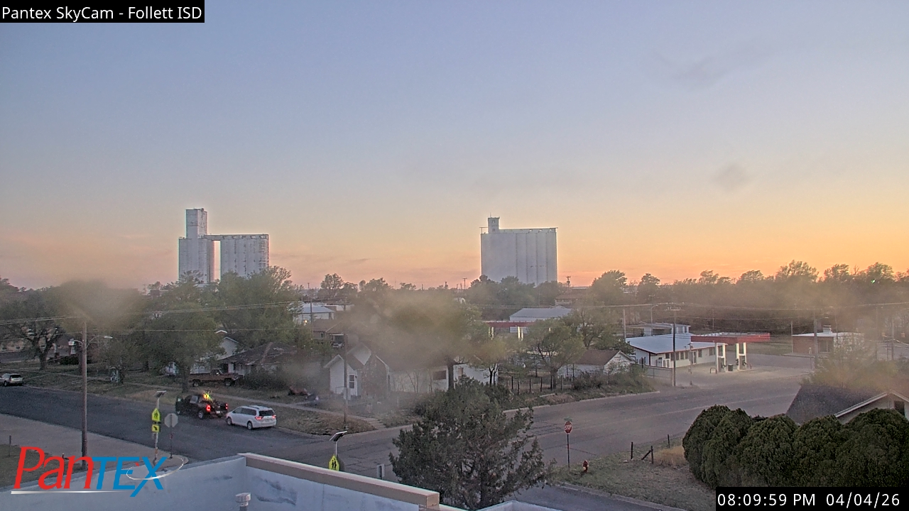 Thumbnail for current weather camera view from Follett ISD in Follett, Texas