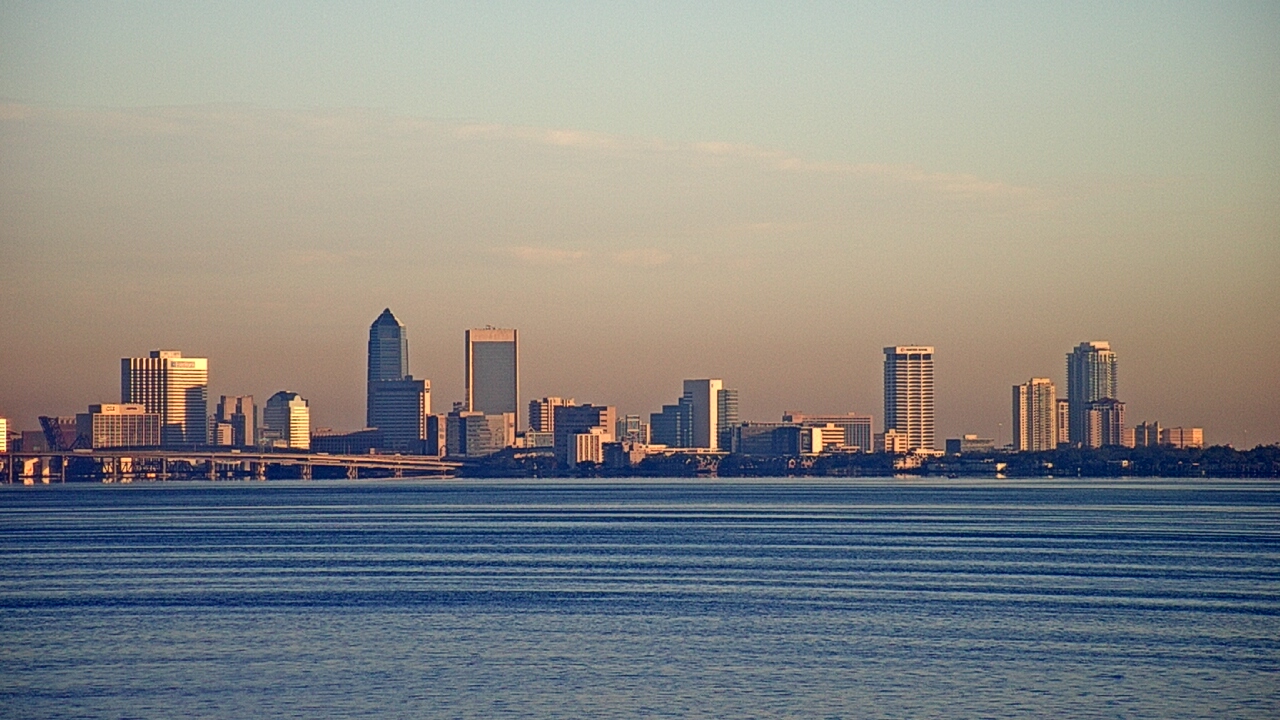 Thumbnail for current weather camera view from Florida Yacht Club in Jacksonville, Florida