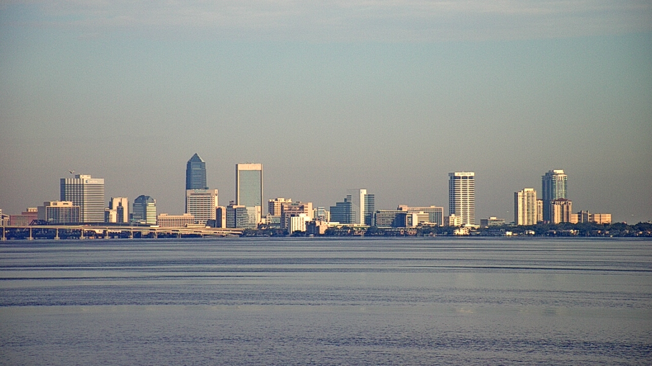 Thumbnail for current weather camera view from Florida Yacht Club in Jacksonville, Florida