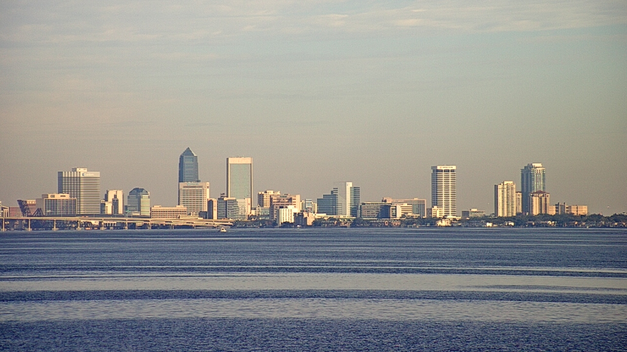Thumbnail for current weather camera view from Florida Yacht Club in Jacksonville, Florida