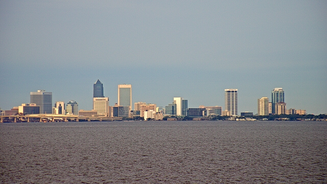 Thumbnail for current weather camera view from Florida Yacht Club in Jacksonville, Florida