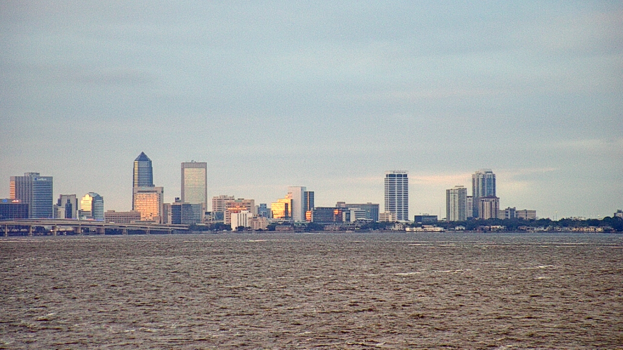 Thumbnail for current weather camera view from Florida Yacht Club in Jacksonville, Florida
