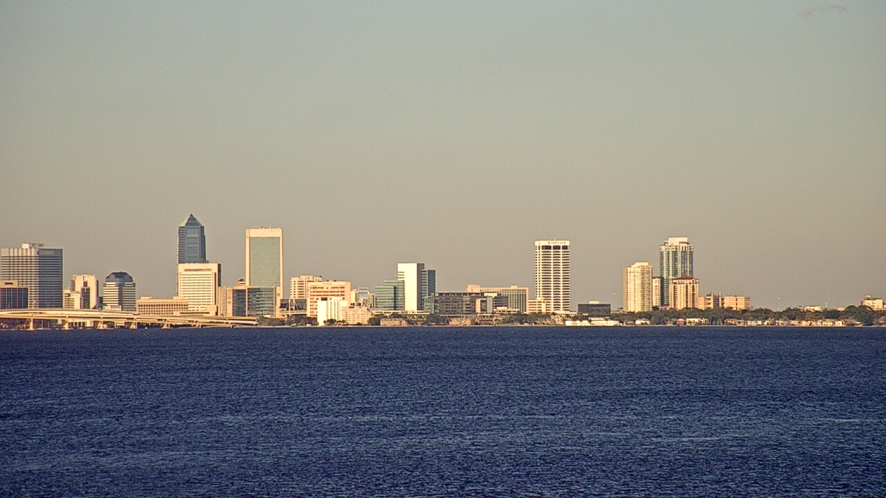 Thumbnail for current weather camera view from Florida Yacht Club in Jacksonville, Florida