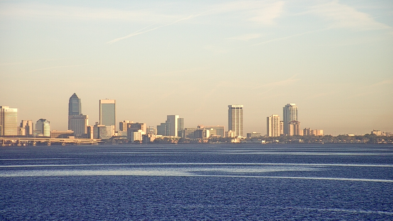 Thumbnail for current weather camera view from Florida Yacht Club in Jacksonville, Florida