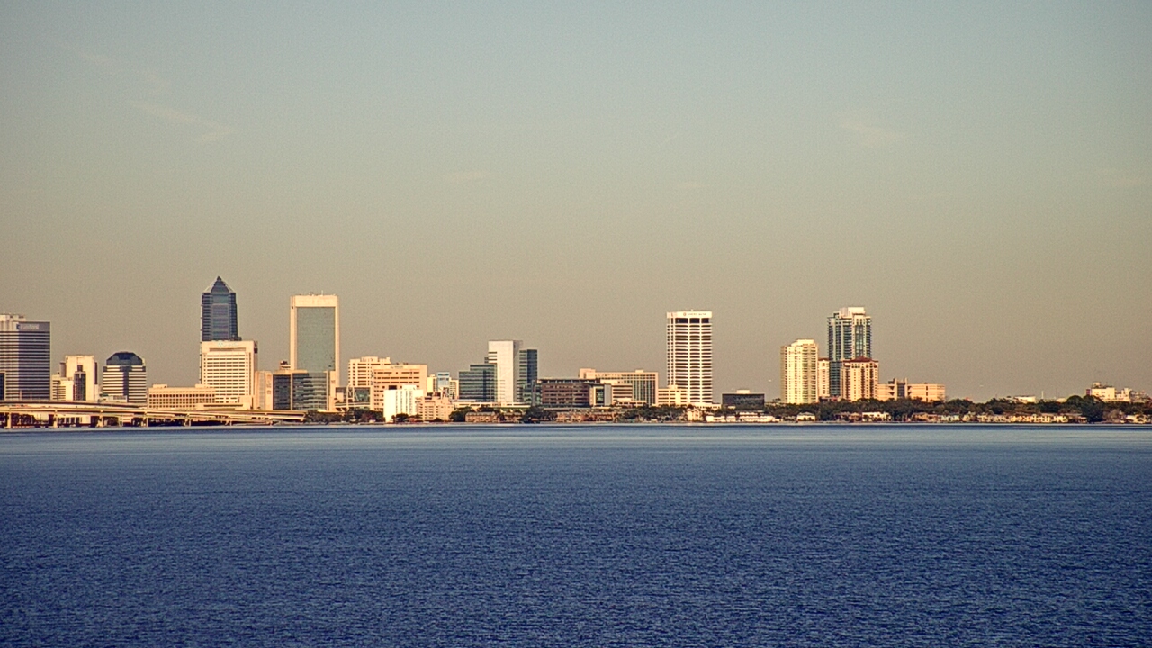 Thumbnail for current weather camera view from Florida Yacht Club in Jacksonville, Florida