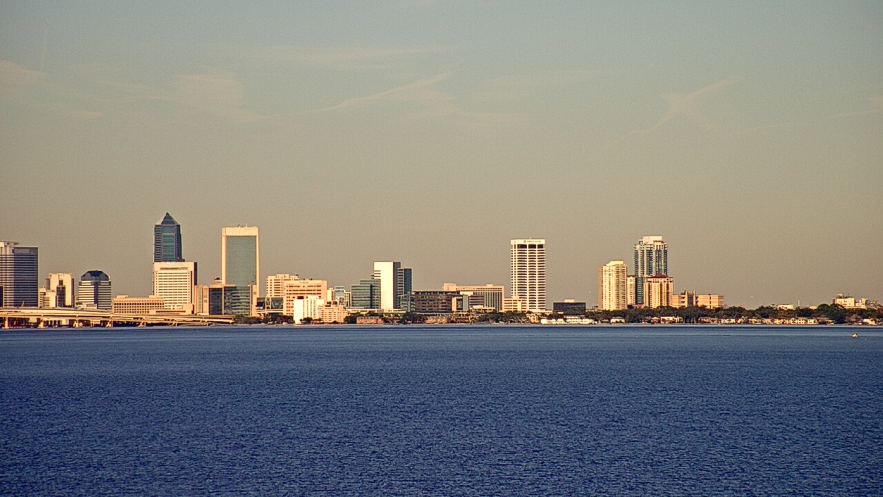 Thumbnail for current weather camera view from Florida Yacht Club in Jacksonville, Florida
