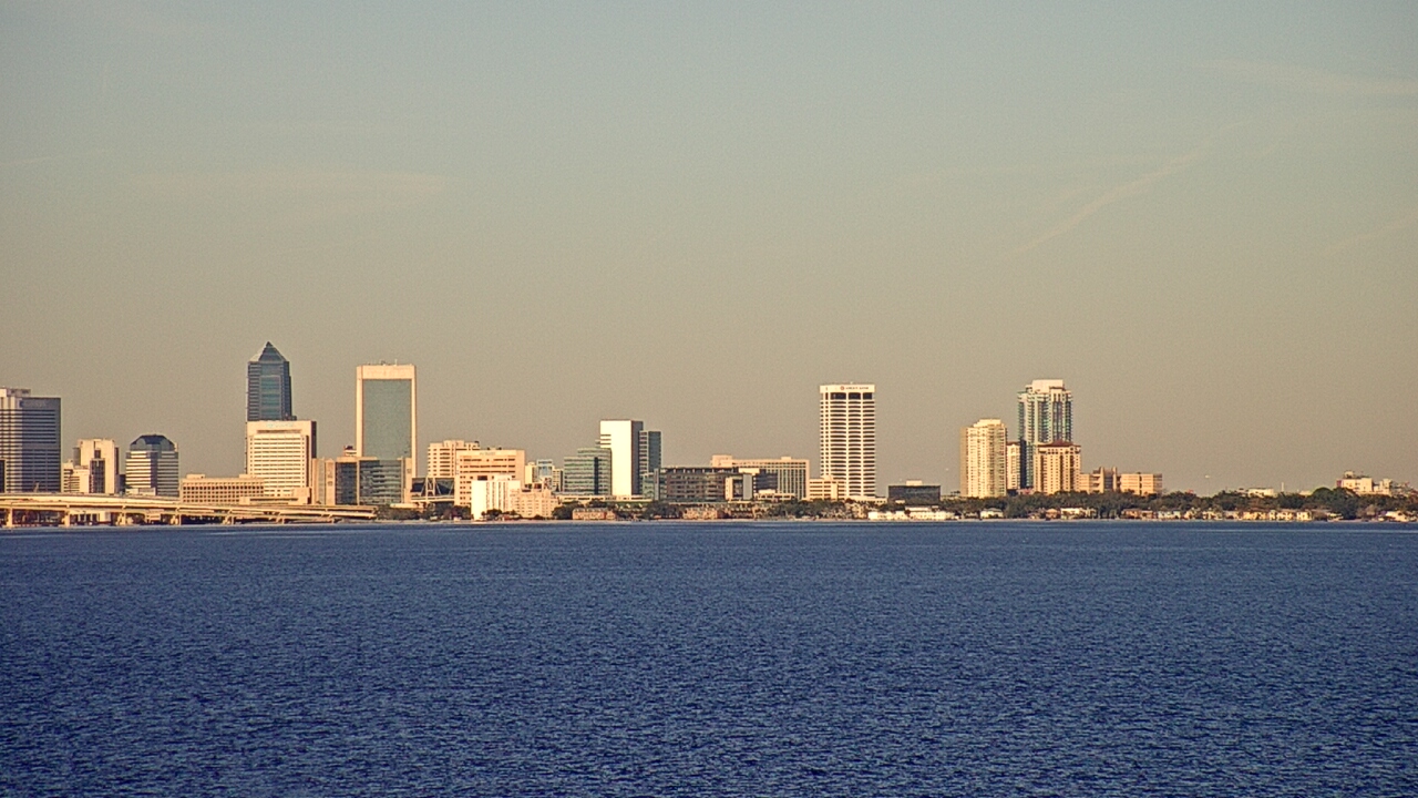 Thumbnail for current weather camera view from Florida Yacht Club in Jacksonville, Florida