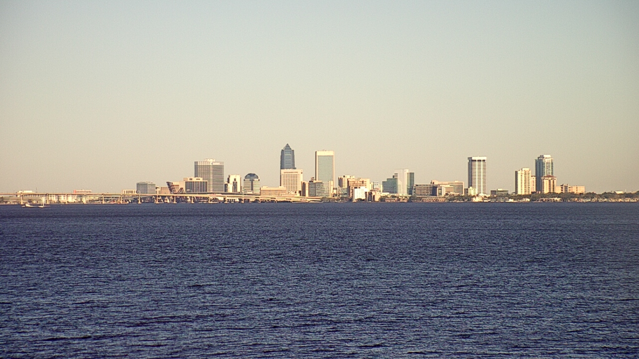 Thumbnail for current weather camera view from Florida Yacht Club in Jacksonville, Florida