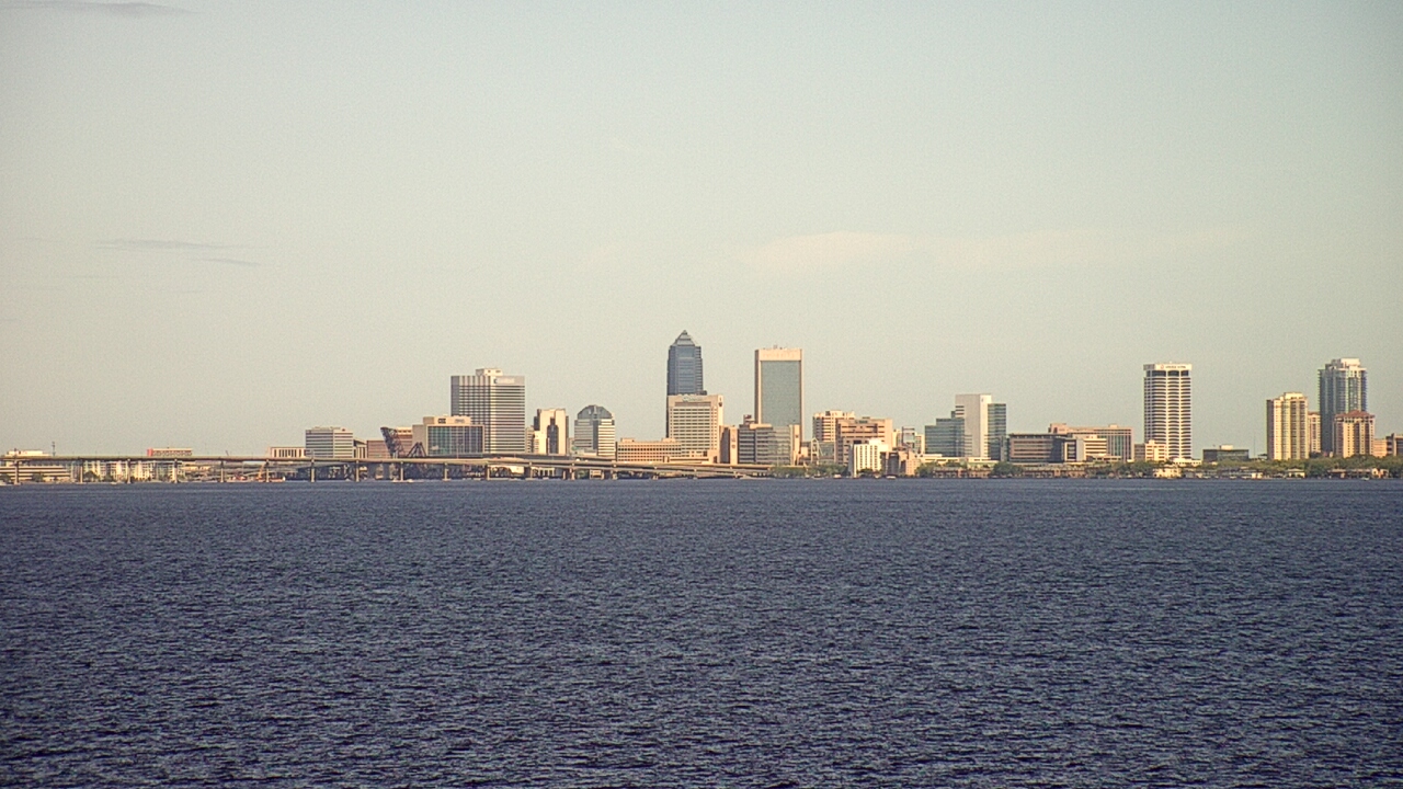 Thumbnail for current weather camera view from Florida Yacht Club in Jacksonville, Florida