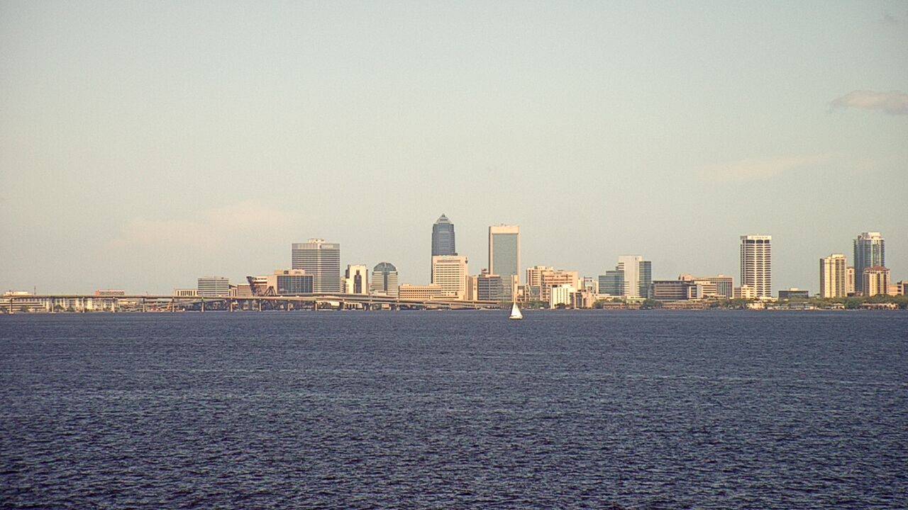 Thumbnail for current weather camera view from Florida Yacht Club in Jacksonville, Florida