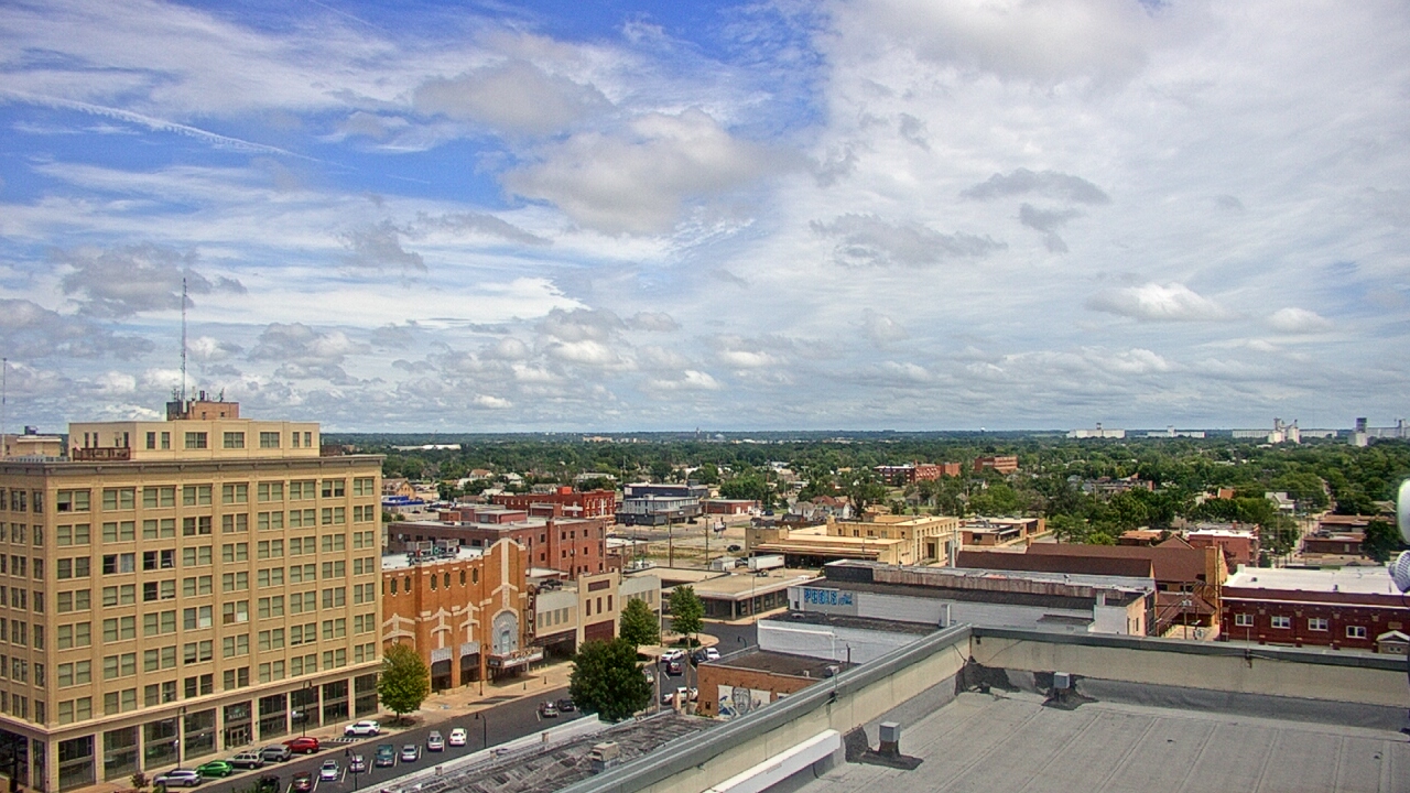 Thumbnail for current weather camera view from First National Bank-Hutchinson in Hutchinson, Kansas