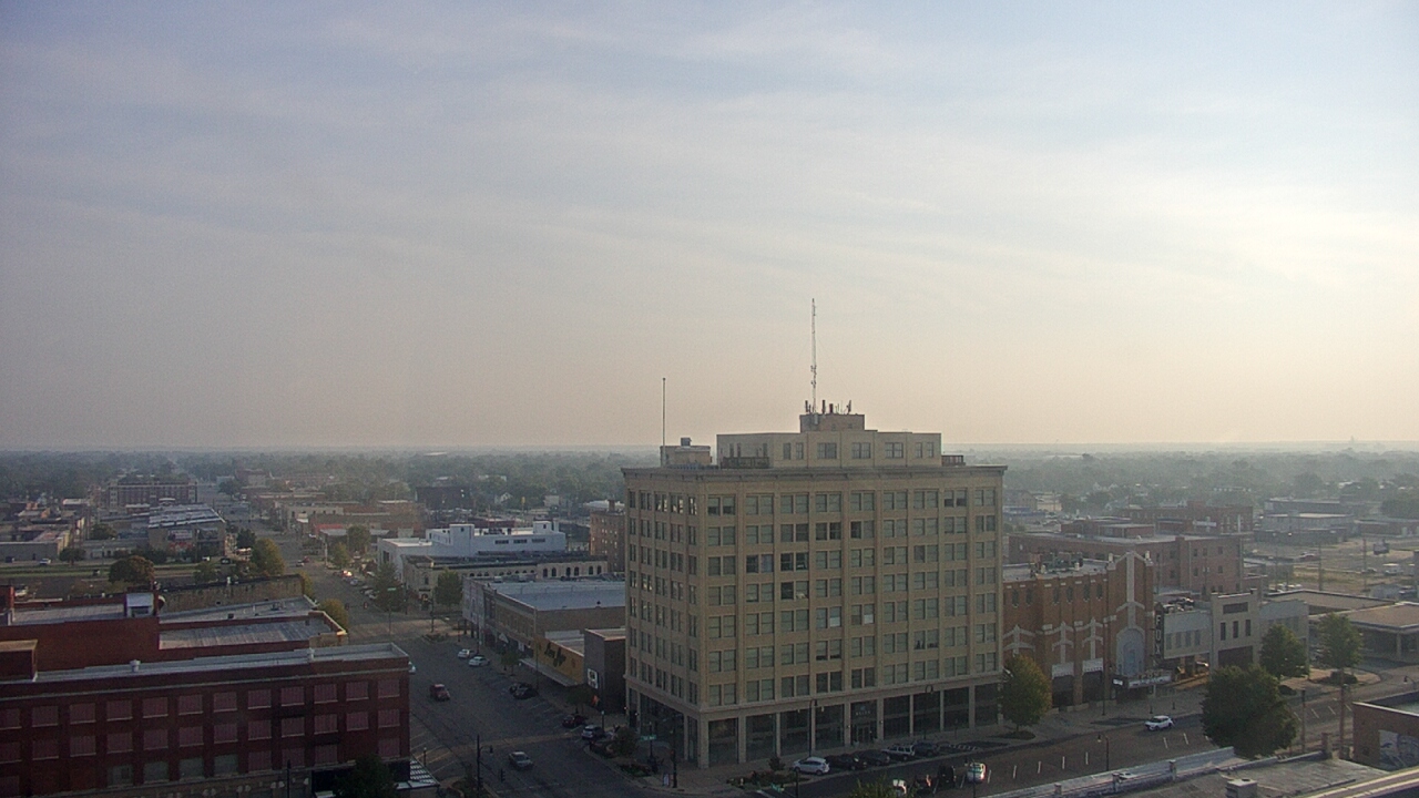 Thumbnail for current weather camera view from First National Bank-Hutchinson in Hutchinson, Kansas