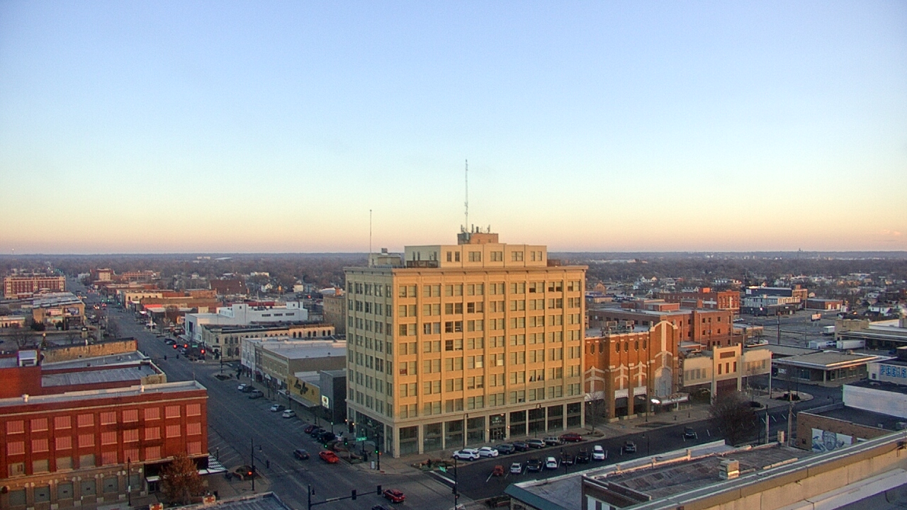 Thumbnail for current weather camera view from First National Bank-Hutchinson in Hutchinson, Kansas