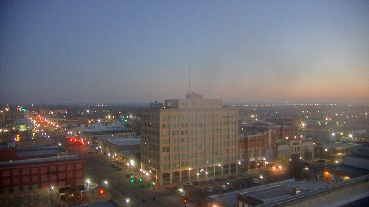 Thumbnail for current weather camera view from First National Bank-Hutchinson in Hutchinson, Kansas