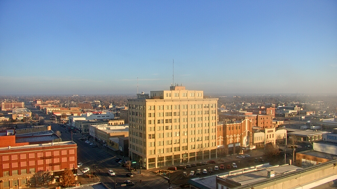 Thumbnail for current weather camera view from First National Bank-Hutchinson in Hutchinson, Kansas