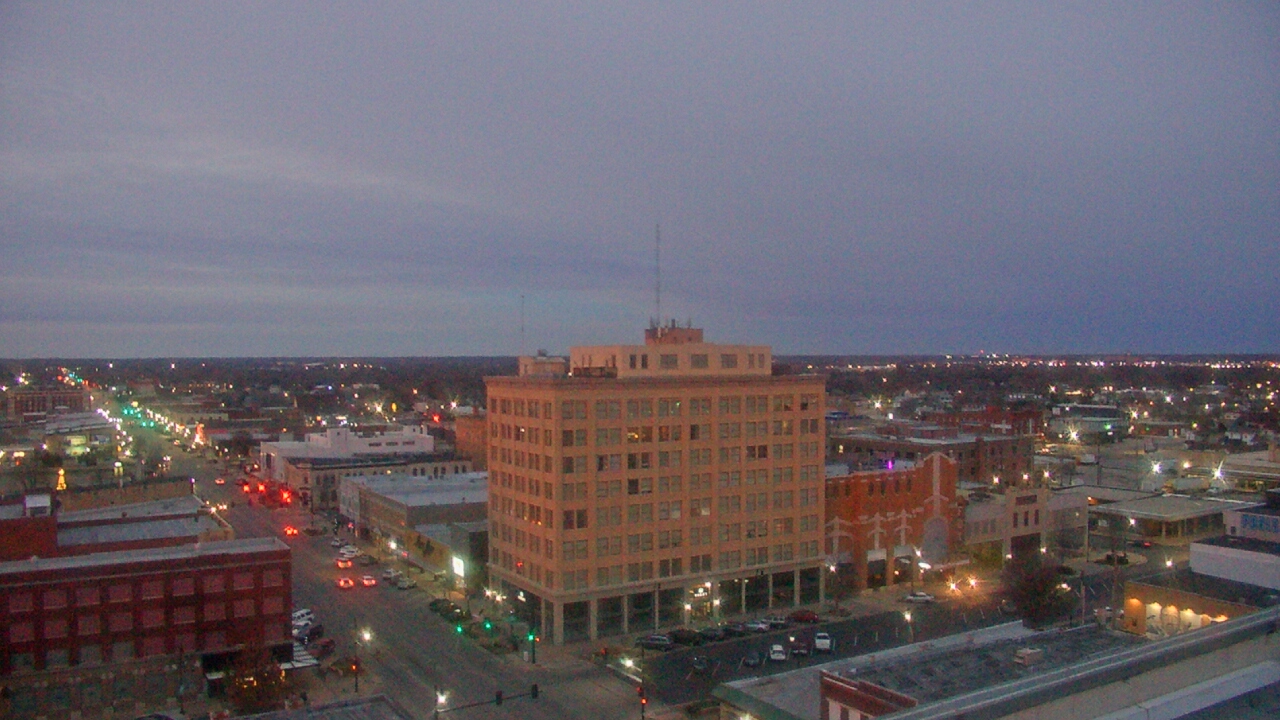 Thumbnail for current weather camera view from First National Bank-Hutchinson in Hutchinson, Kansas