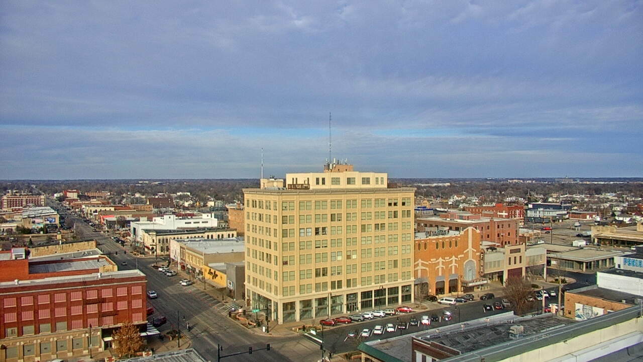 Thumbnail for current weather camera view from First National Bank-Hutchinson in Hutchinson, Kansas