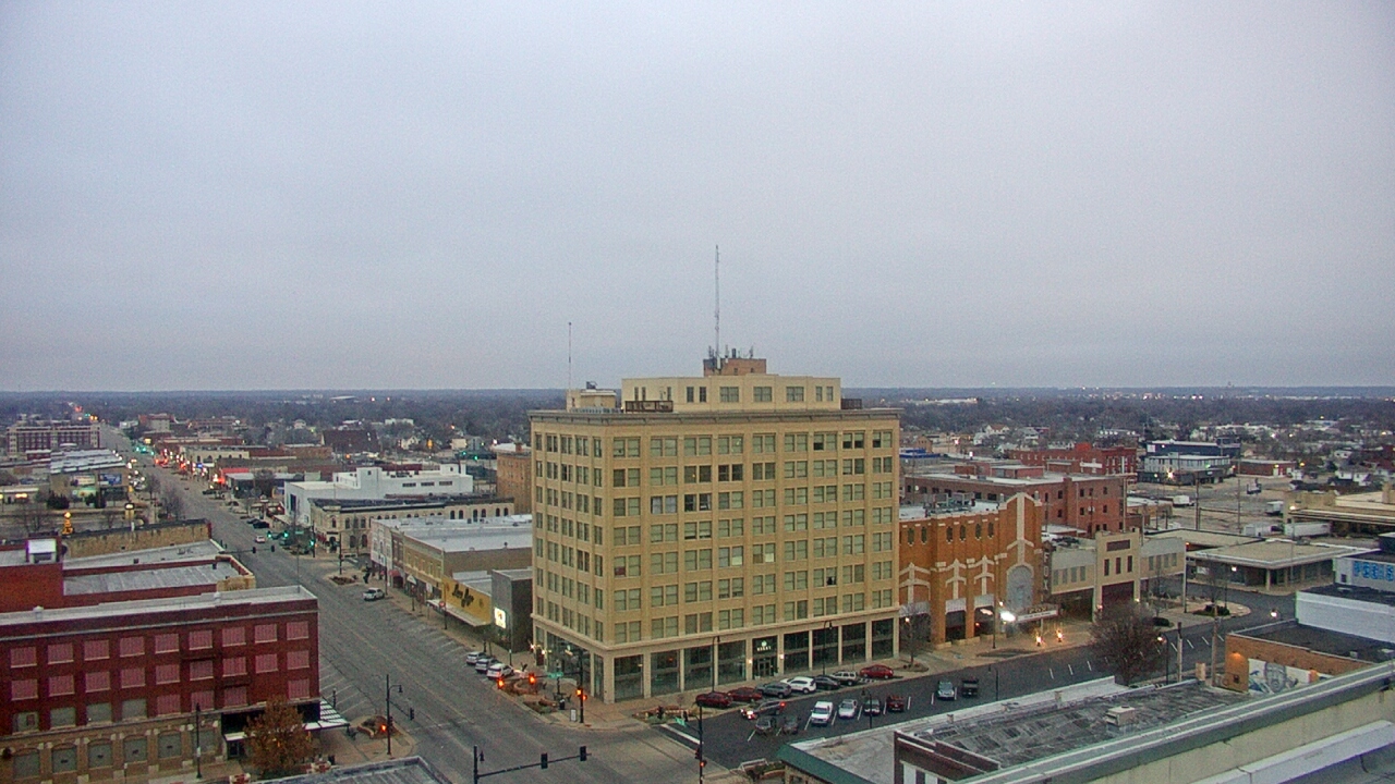 Thumbnail for current weather camera view from First National Bank-Hutchinson in Hutchinson, Kansas