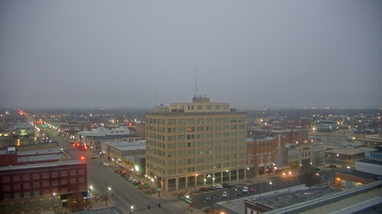 Thumbnail for current weather camera view from First National Bank-Hutchinson in Hutchinson, Kansas