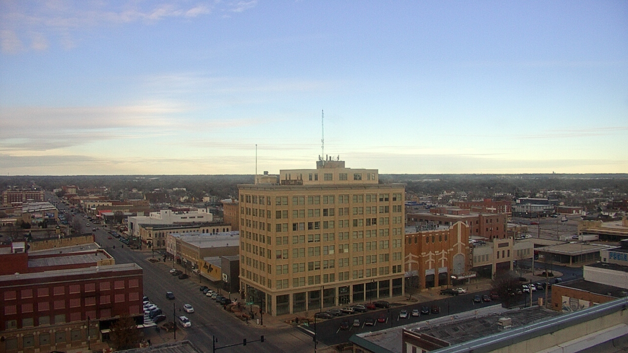Thumbnail for current weather camera view from First National Bank-Hutchinson in Hutchinson, Kansas