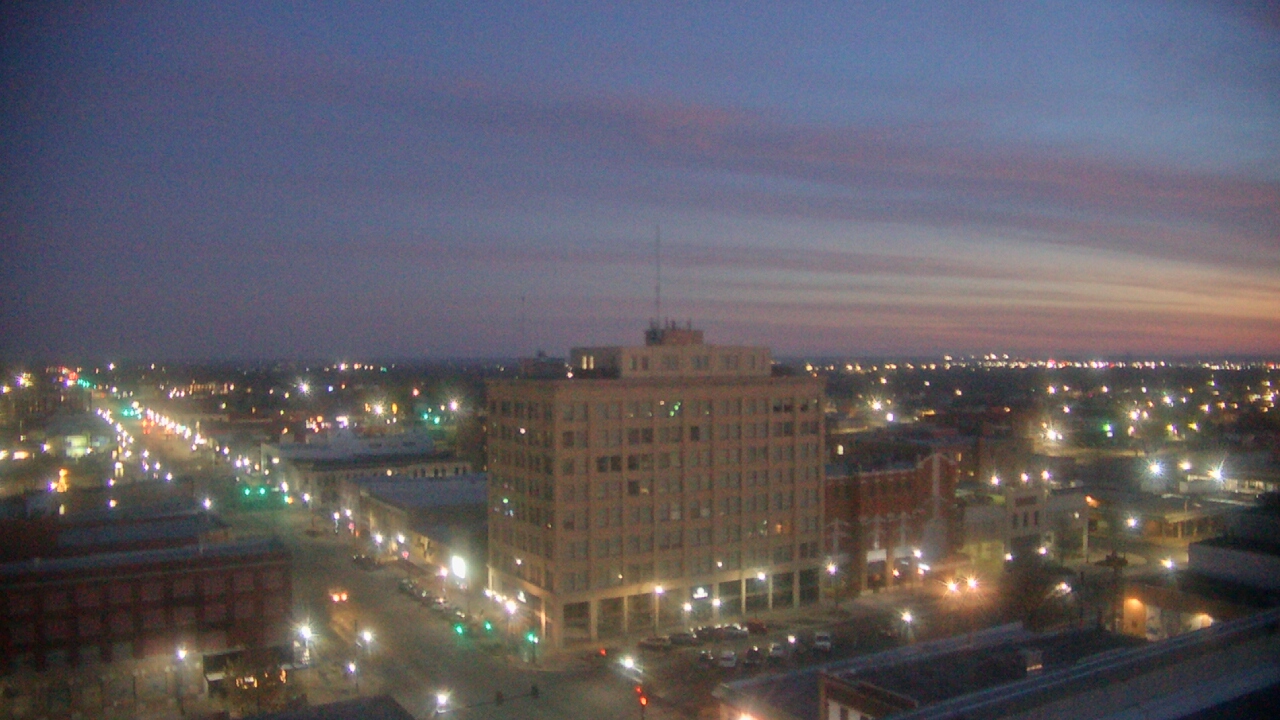 Thumbnail for current weather camera view from First National Bank-Hutchinson in Hutchinson, Kansas