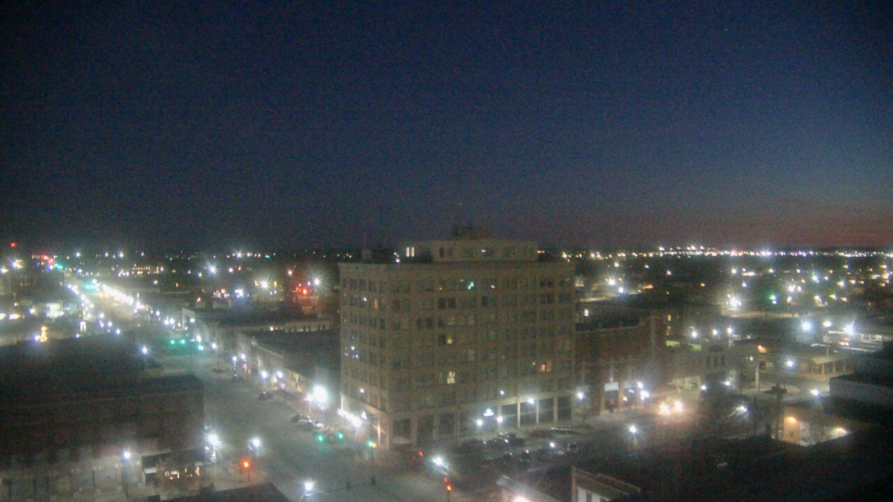 Thumbnail for current weather camera view from First National Bank-Hutchinson in Hutchinson, Kansas