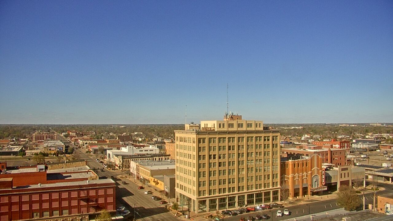 Thumbnail for current weather camera view from First National Bank-Hutchinson in Hutchinson, Kansas