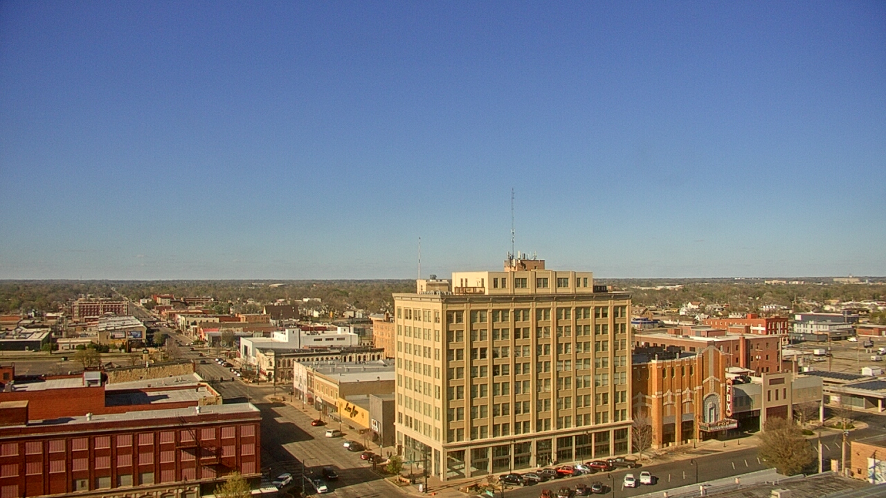 Thumbnail for current weather camera view from First National Bank-Hutchinson in Hutchinson, Kansas