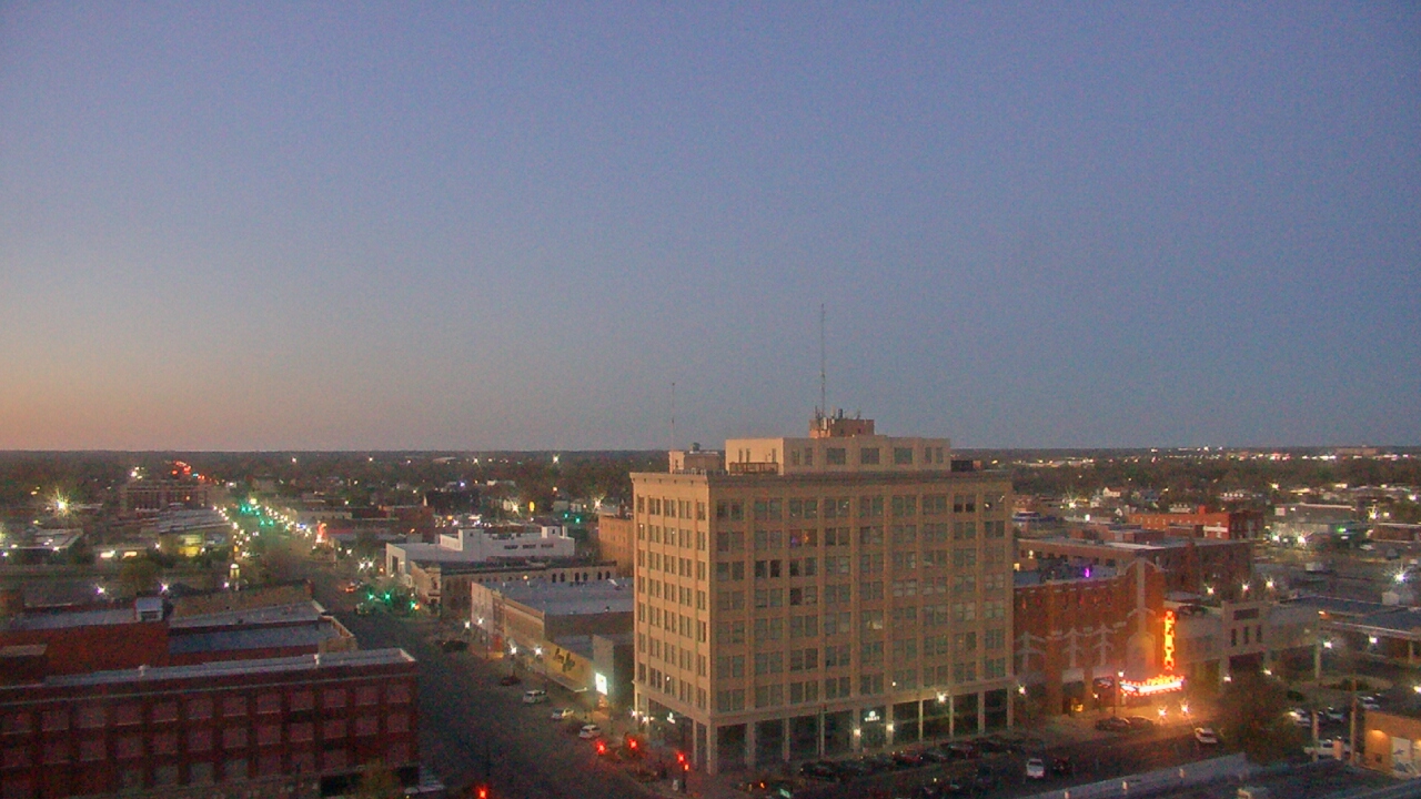 Thumbnail for current weather camera view from First National Bank-Hutchinson in Hutchinson, Kansas