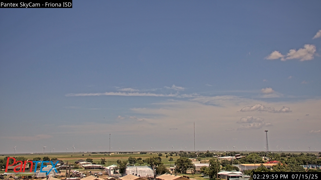 Thumbnail for current weather camera view from Friona ISD in Friona, Texas