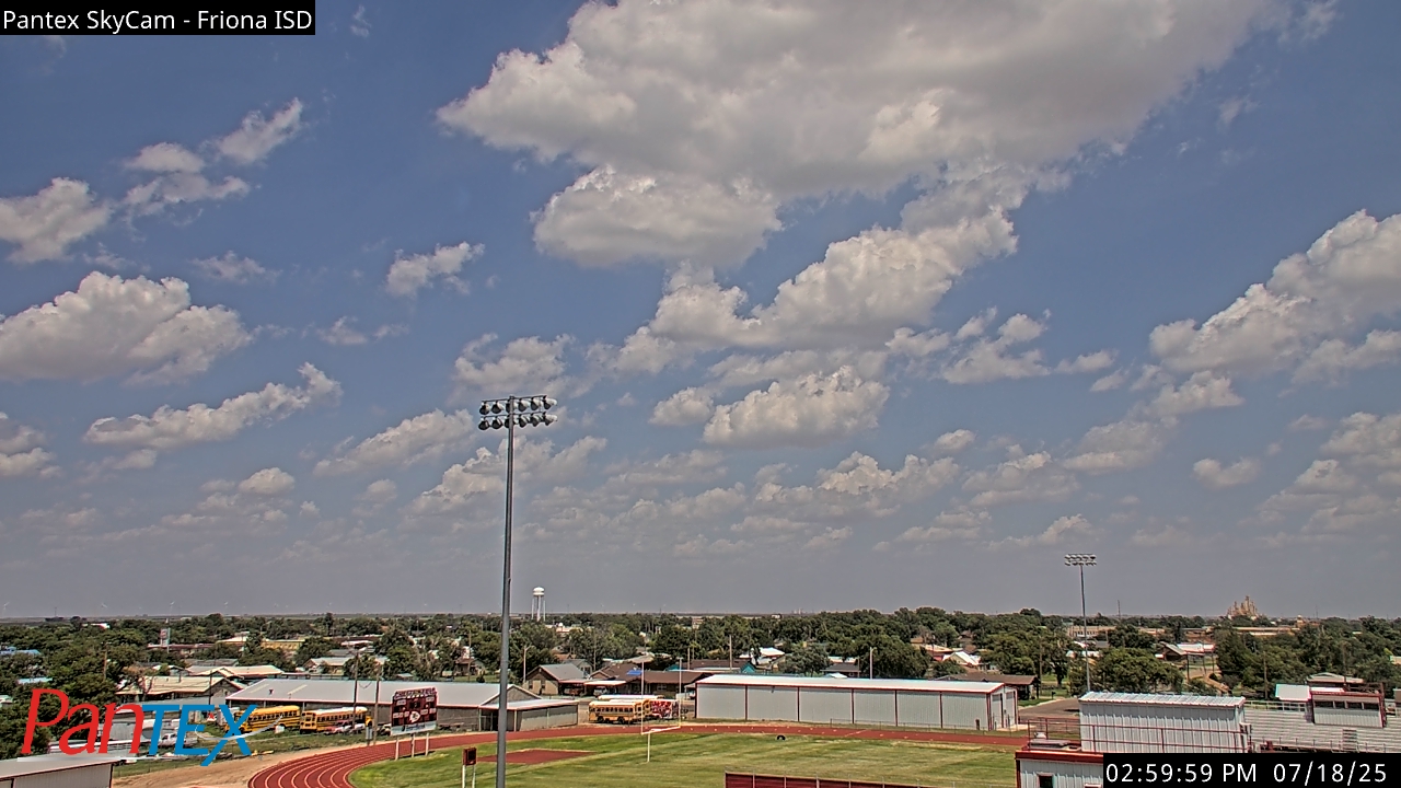 Thumbnail for current weather camera view from Friona ISD in Friona, Texas
