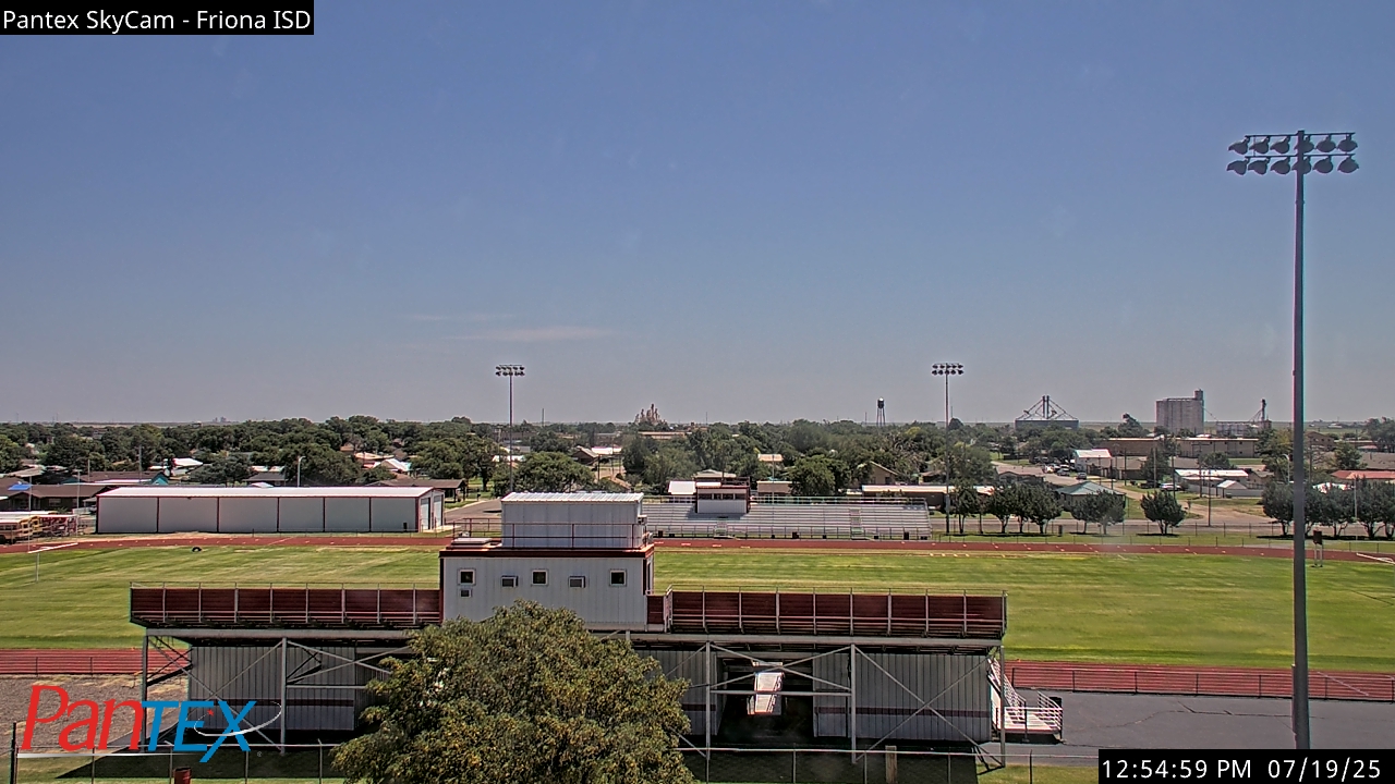 Thumbnail for current weather camera view from Friona ISD in Friona, Texas