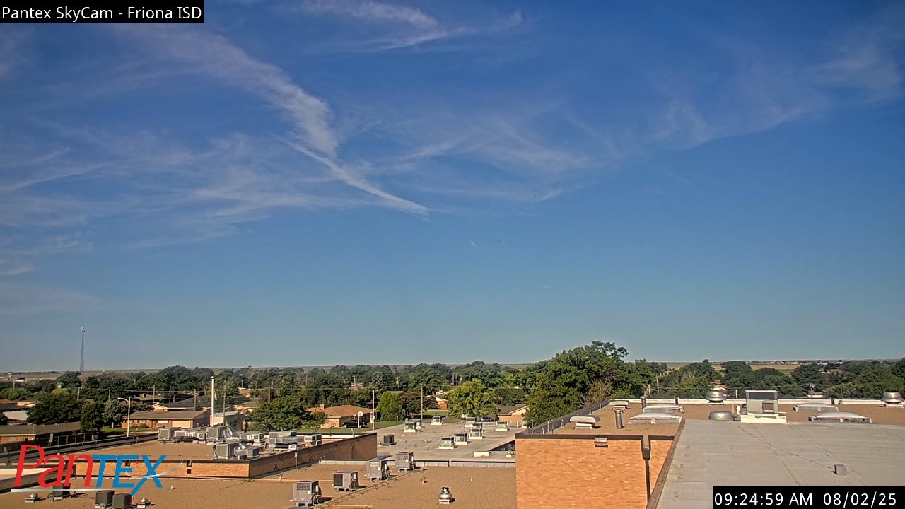 Thumbnail for current weather camera view from Friona ISD in Friona, Texas