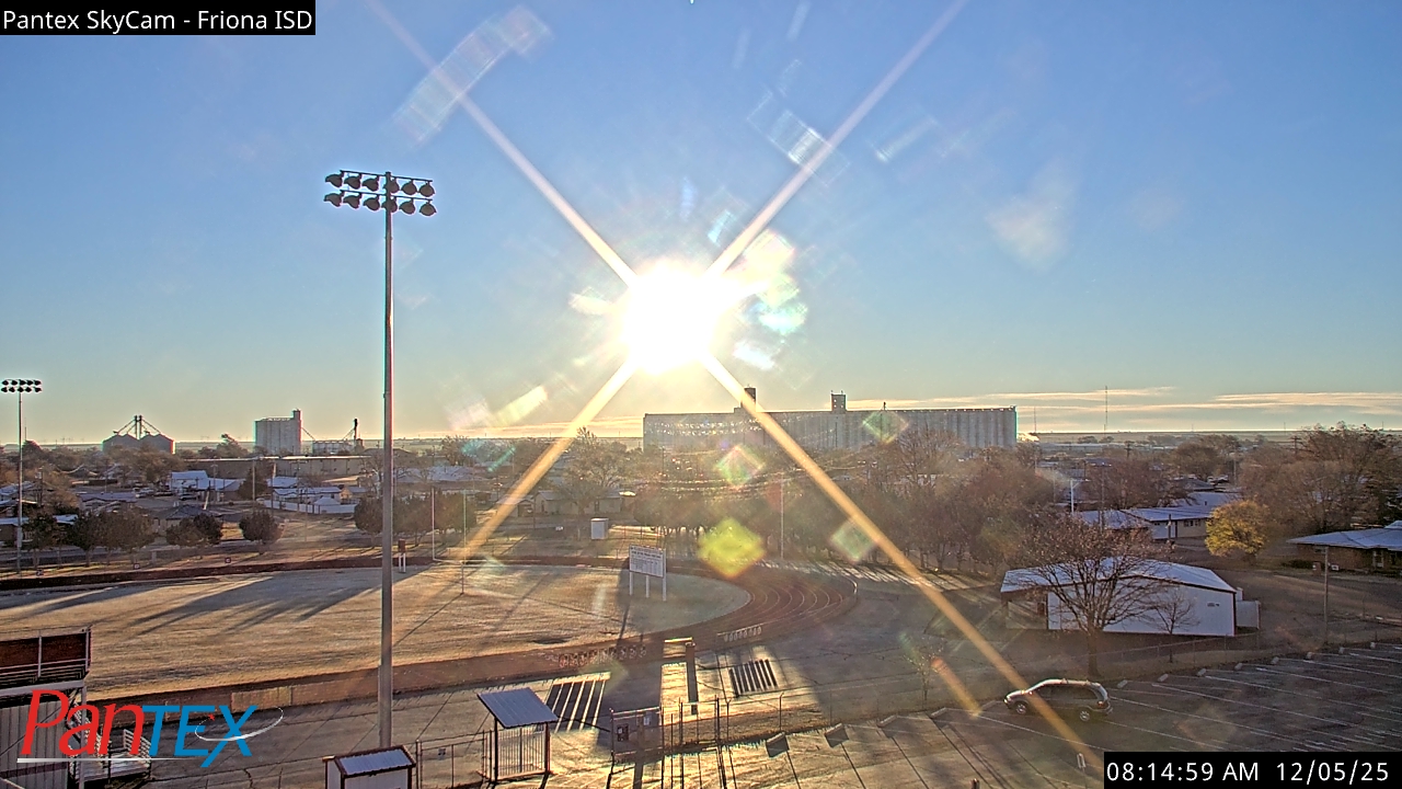 Thumbnail for current weather camera view from Friona ISD in Friona, Texas