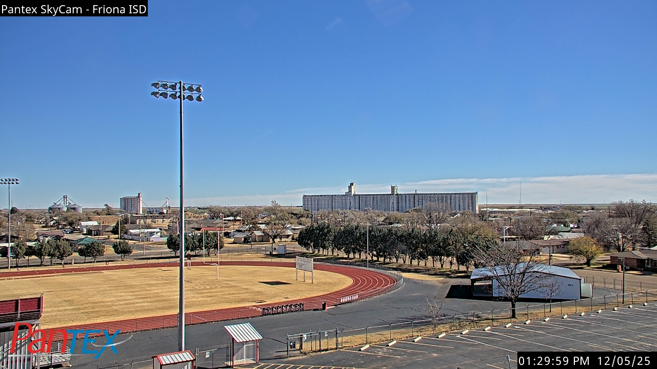 Thumbnail for current weather camera view from Friona ISD in Friona, Texas