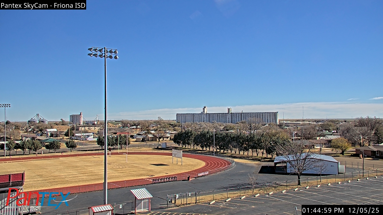 Thumbnail for current weather camera view from Friona ISD in Friona, Texas