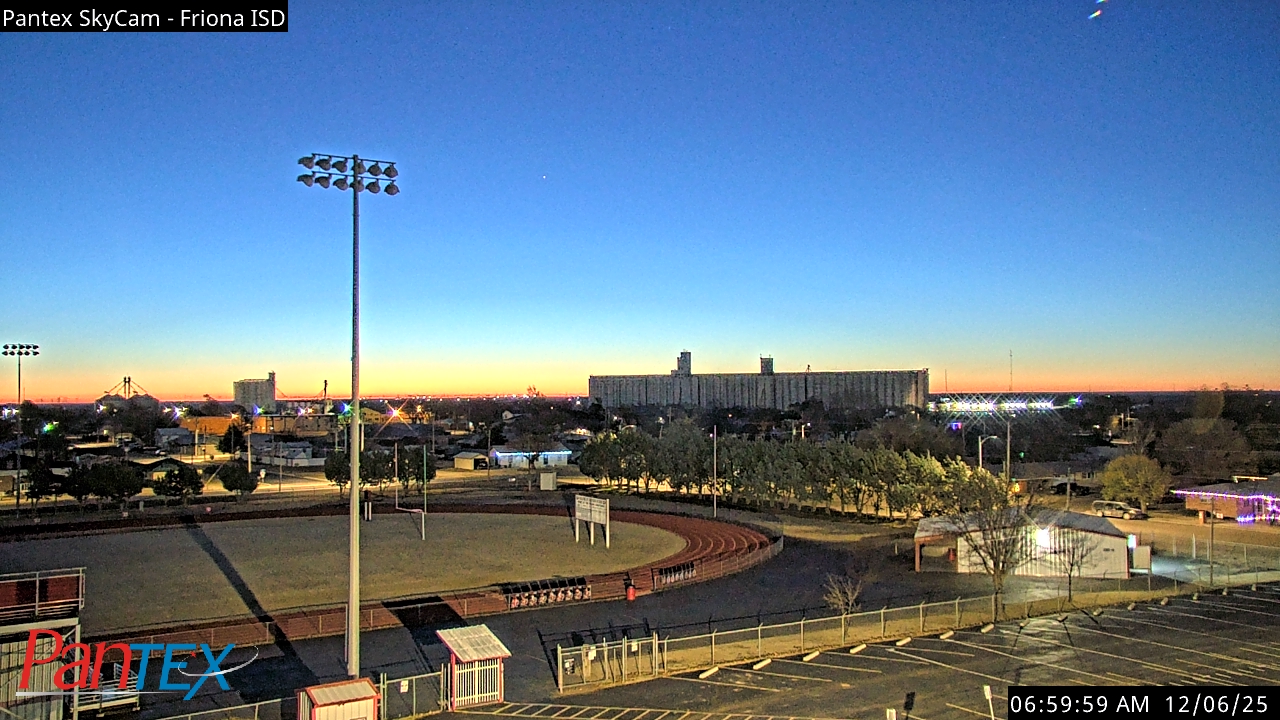 Thumbnail for current weather camera view from Friona ISD in Friona, Texas