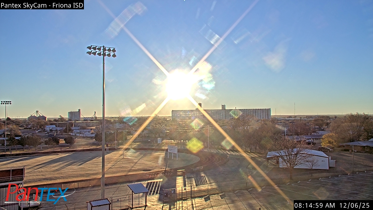 Thumbnail for current weather camera view from Friona ISD in Friona, Texas