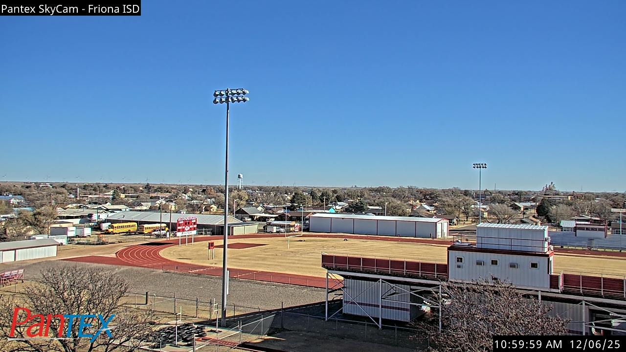 Thumbnail for current weather camera view from Friona ISD in Friona, Texas