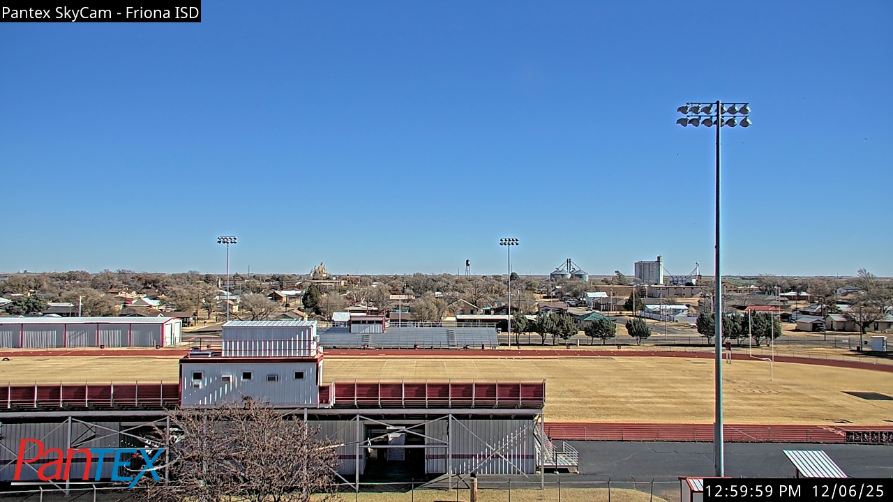Thumbnail for current weather camera view from Friona ISD in Friona, Texas