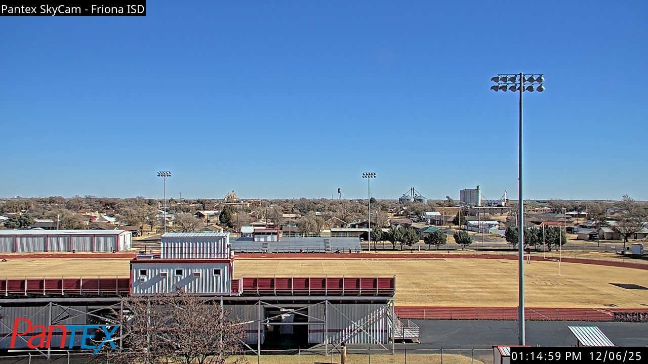 Thumbnail for current weather camera view from Friona ISD in Friona, Texas