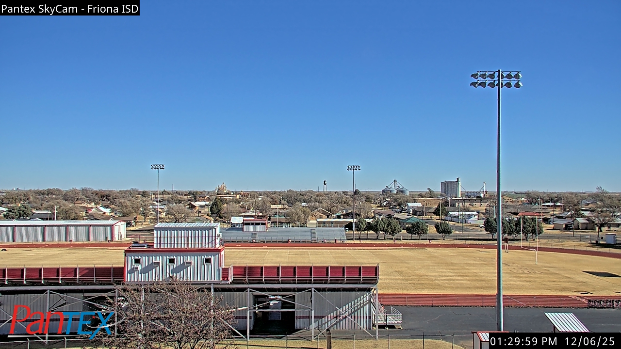 Thumbnail for current weather camera view from Friona ISD in Friona, Texas