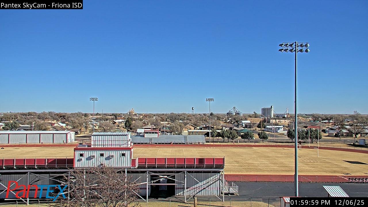 Thumbnail for current weather camera view from Friona ISD in Friona, Texas