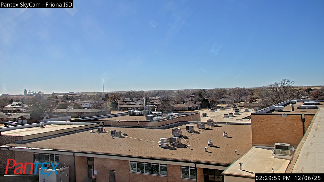 Thumbnail for current weather camera view from Friona ISD in Friona, Texas