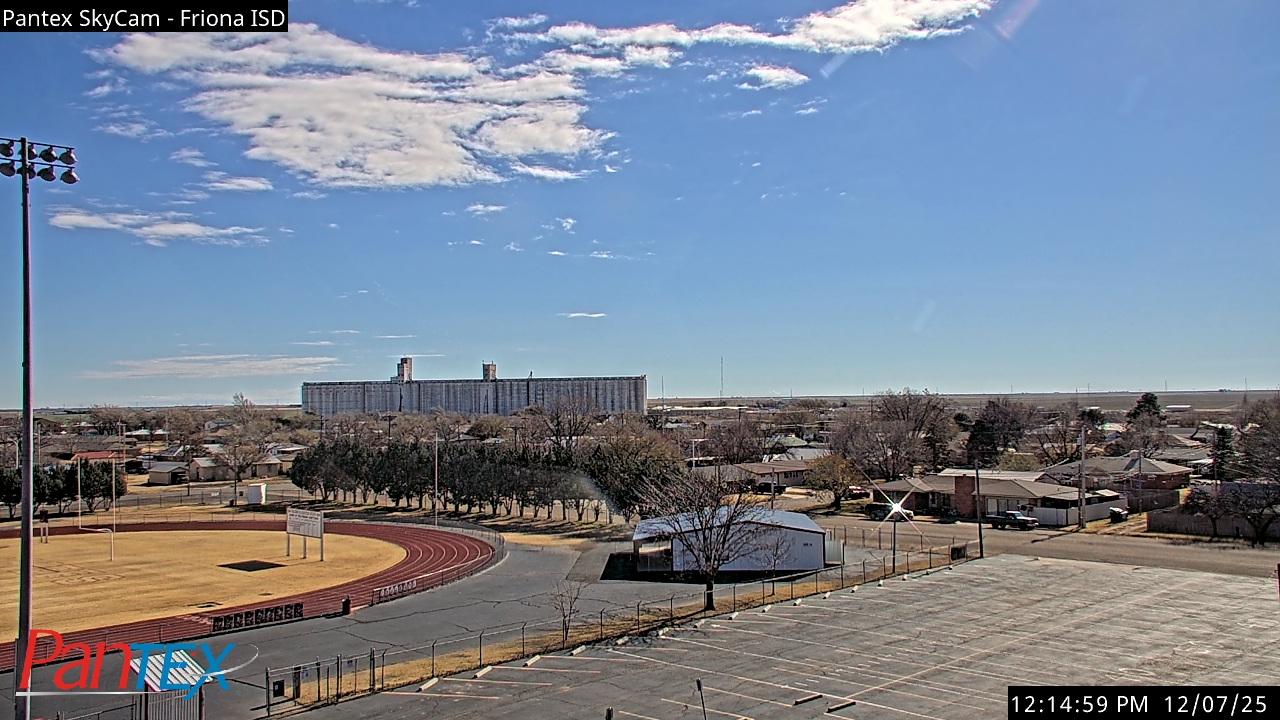 Thumbnail for current weather camera view from Friona ISD in Friona, Texas