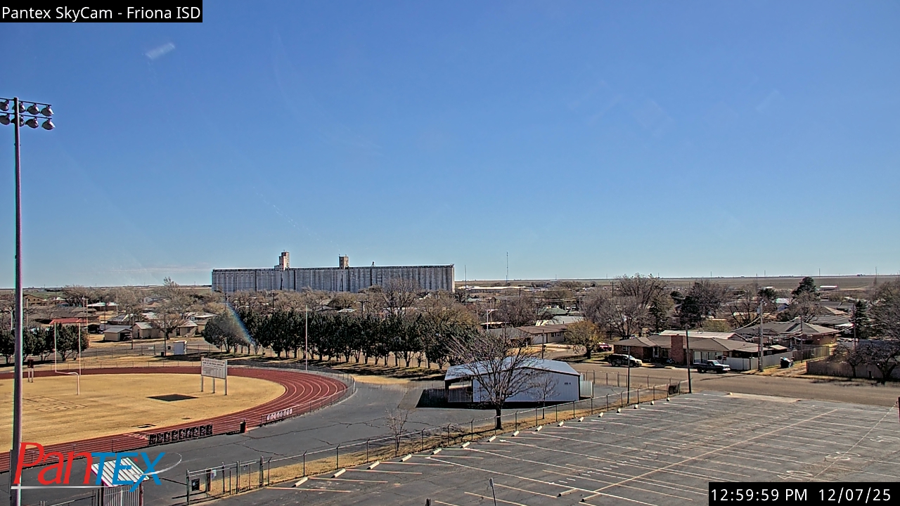 Thumbnail for current weather camera view from Friona ISD in Friona, Texas