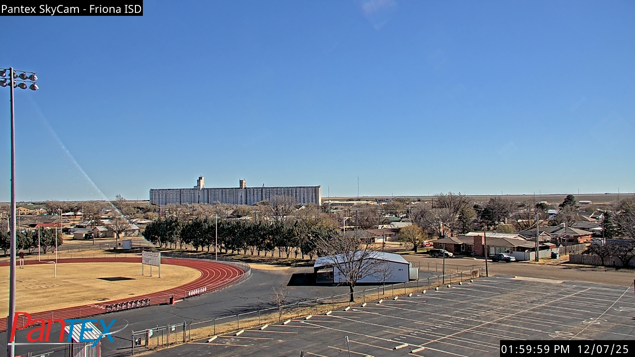 Thumbnail for current weather camera view from Friona ISD in Friona, Texas