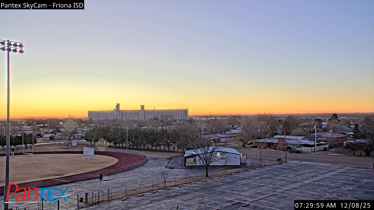 Thumbnail for current weather camera view from Friona ISD in Friona, Texas
