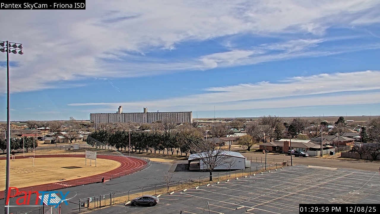 Thumbnail for current weather camera view from Friona ISD in Friona, Texas